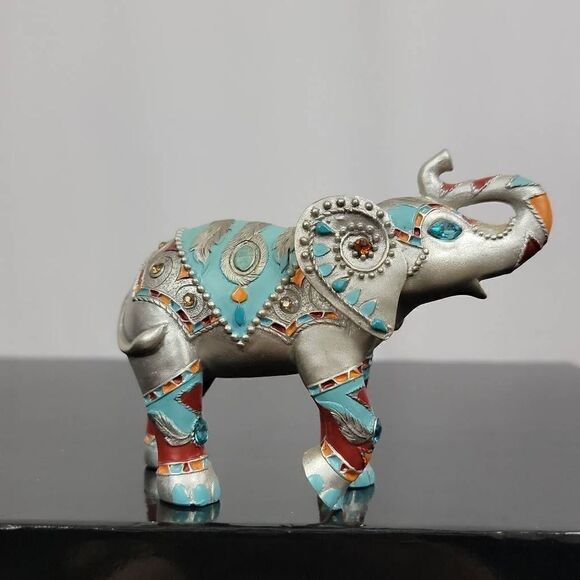 ‎The Hamilton Collection "Sterling Strength" Elephant Figurine - Picture 6 of 6